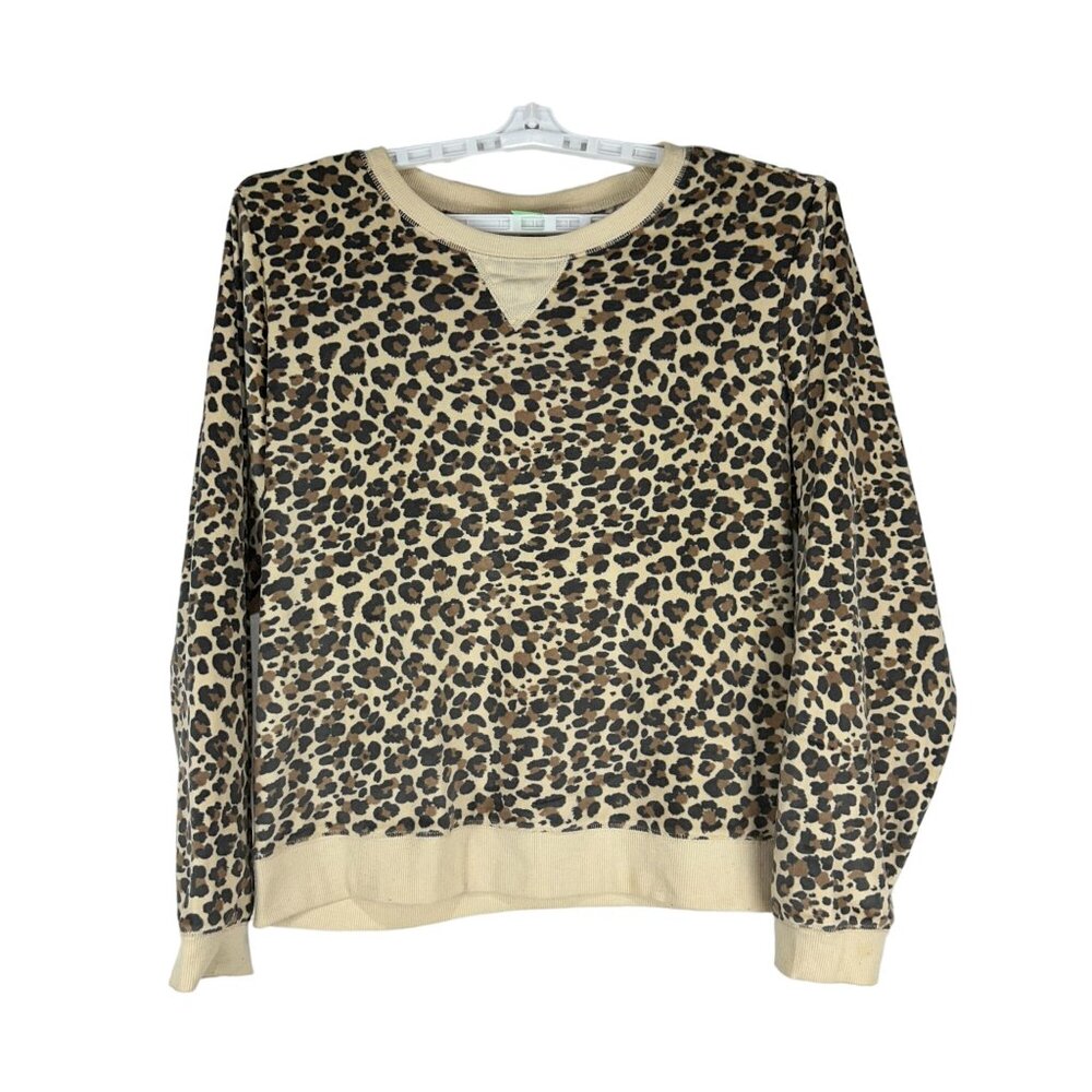 Honeydew Womens XL Leopard Print Lounge Set Long Sleeve Top and Pants